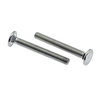 Carriage Bolts with Round Plain SUS304 SUS316 Head Stainless Steel 