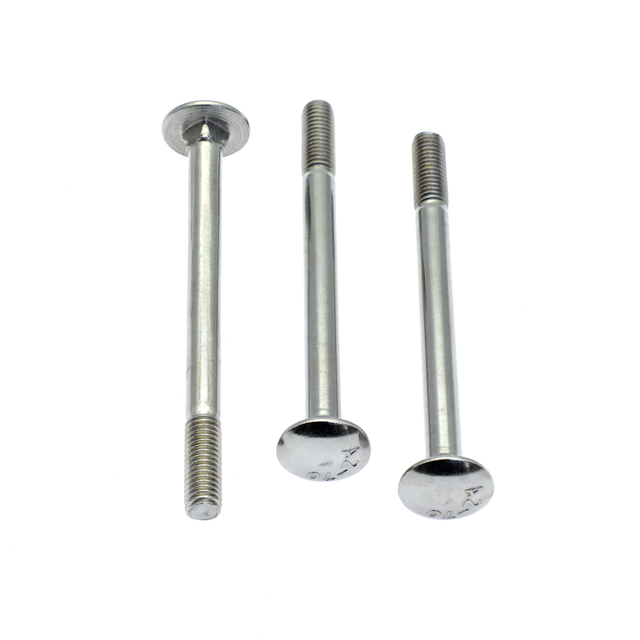Stainless Steel SUS304 SUS316 DI N603 Carriage Bolts with Square Neck under Head 