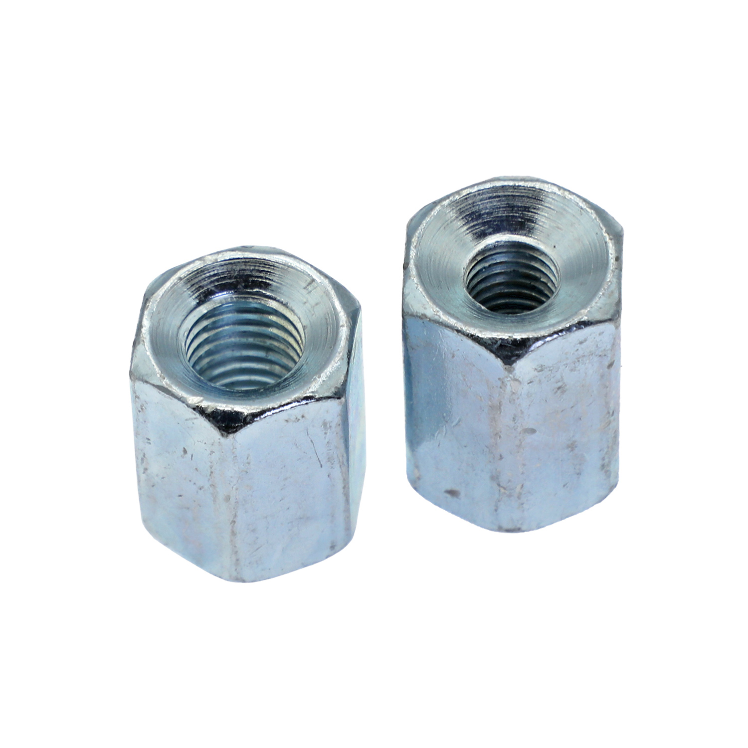Carbon Steel DIN6334 Hex Coupling Nuts Zinc Plated 