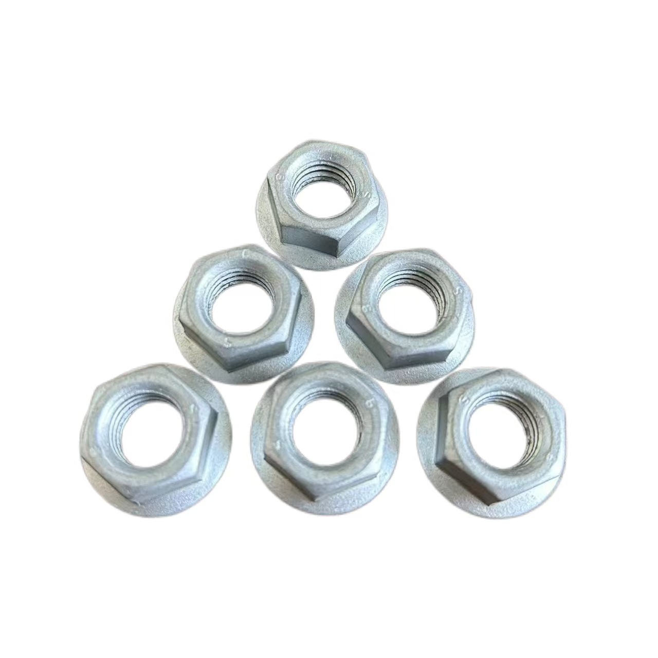 Hex Flange Nuts DIN6923 Grade8 with Serration HDG 