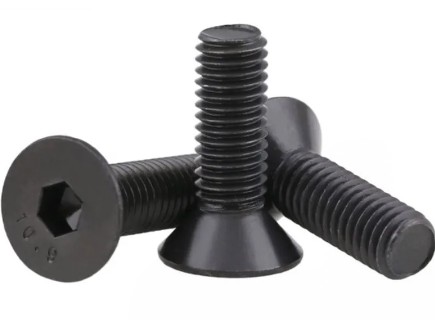 Carbon Steel Grade10.9 DIN7991 Hex Socket Countersunk Head Cap Screws 
