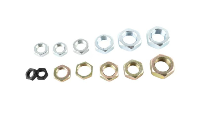 Hex Thin Nuts DIN439 Yellow Zinc Plated 