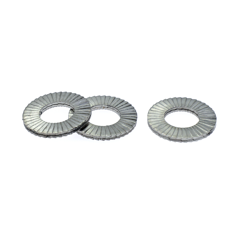 Dual-stacked Self-locking Washers stainless stail 304 and 316