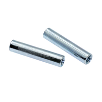 Carbon Steel DIN6334 Round Coupling Nuts Zinc Plated 