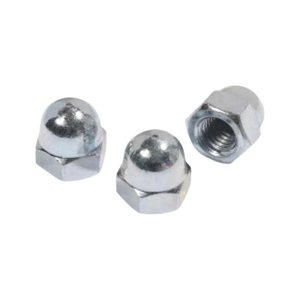 Carbon Steel Hex Domed Cap Nuts DIN1587 Zinc Plated 