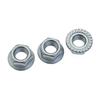 Carbon steel HDG hex flange nuts with serration