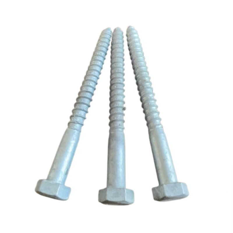 Carbon Steel HDG DIN571 Hex Lag Screws