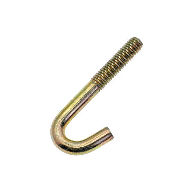 Personsized J Bolts Grade4.8 Yellow Zinc Plated 12u+vernished of Protection 